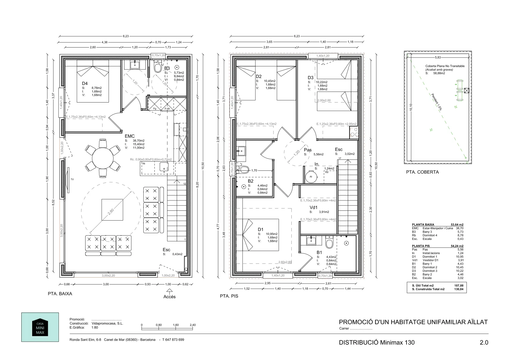Planol Minimax - 130 m²